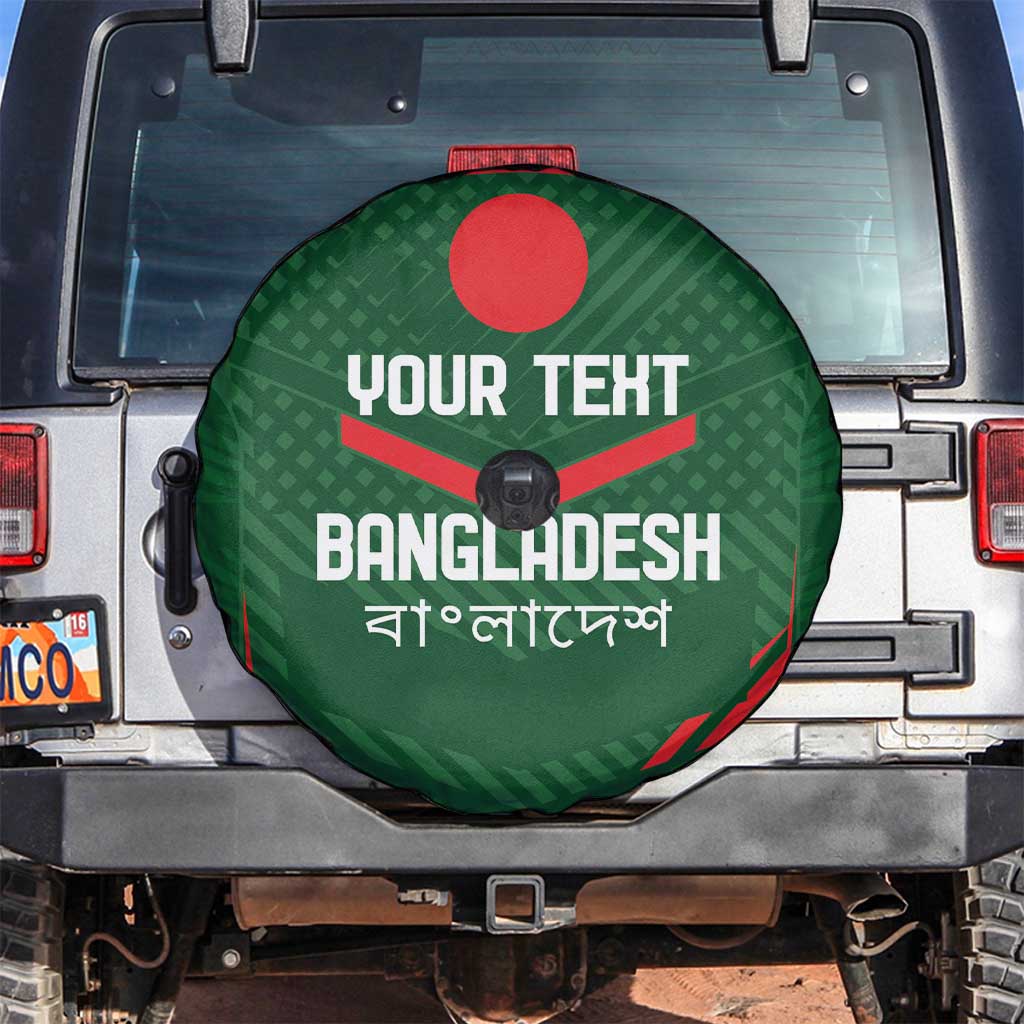 Custom Bangladesh Cricket Spare Tire Cover Go Tigers Sporty Version - Wonder Print Shop
