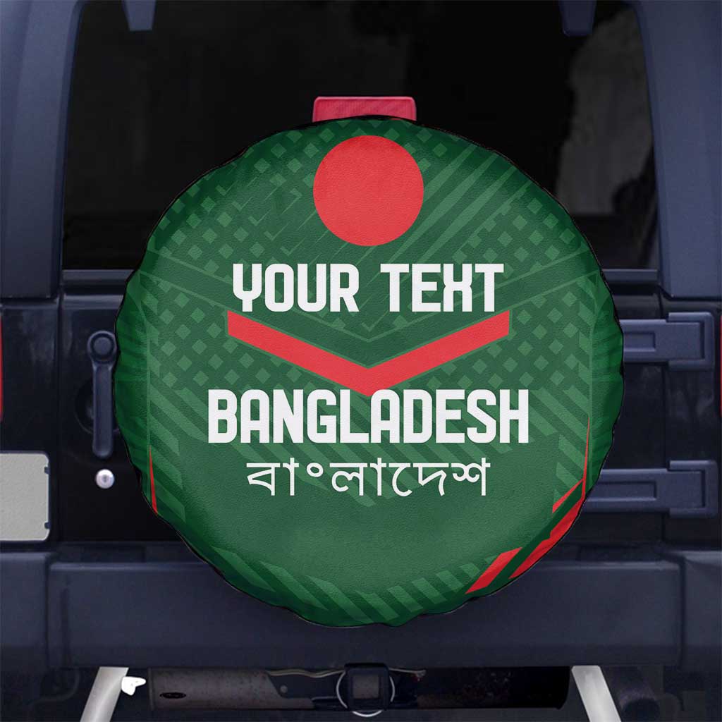 Custom Bangladesh Cricket Spare Tire Cover Go Tigers Sporty Version - Wonder Print Shop