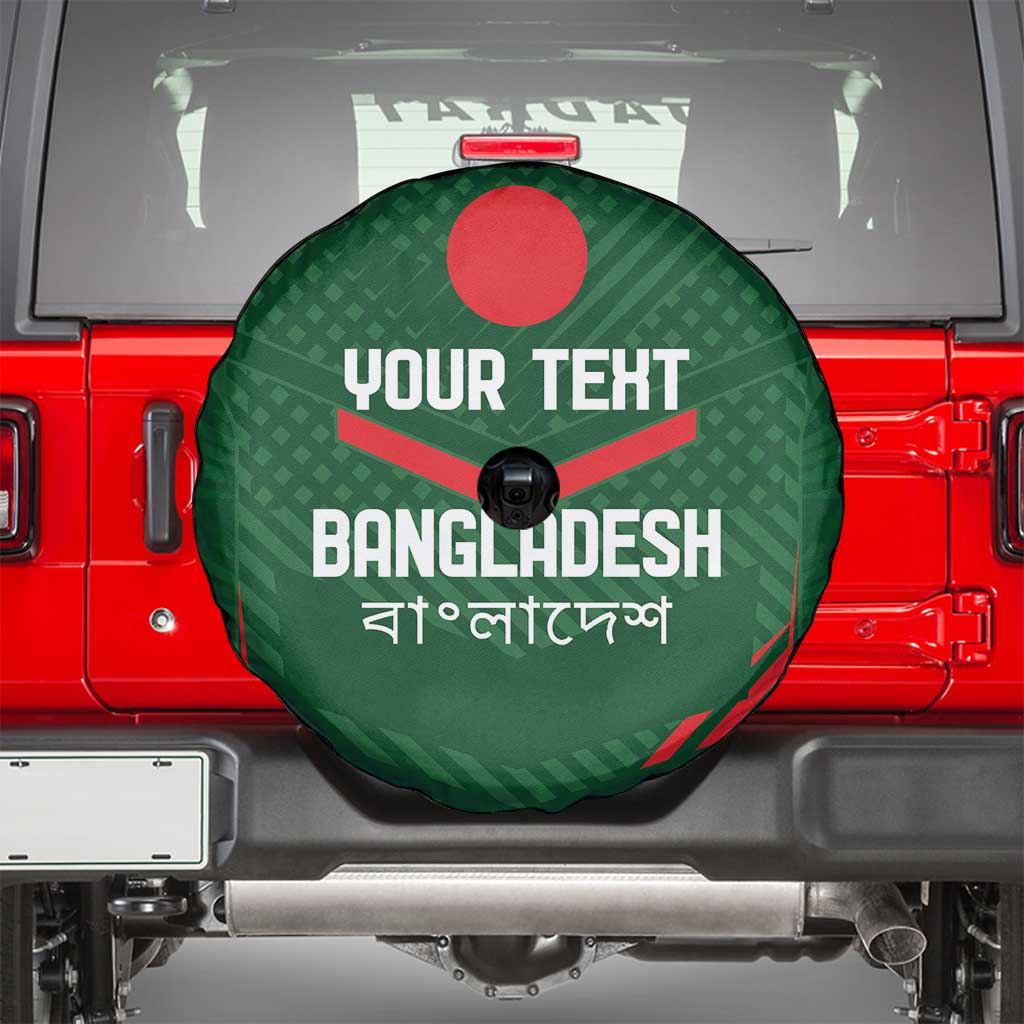 Custom Bangladesh Cricket Spare Tire Cover Go Tigers Sporty Version - Wonder Print Shop