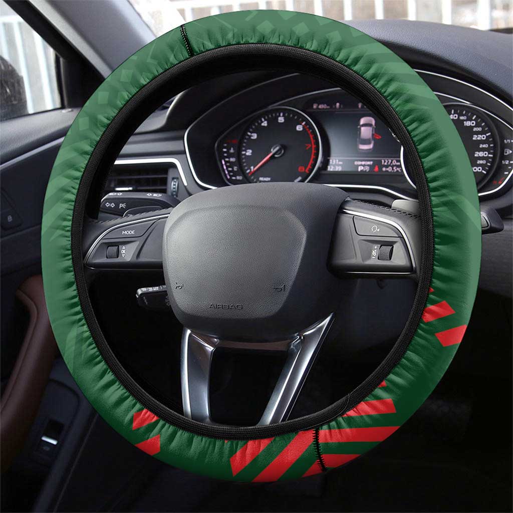 Bangladesh Cricket Steering Wheel Cover Go Tigers Sporty Version - Wonder Print Shop
