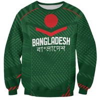 Custom Bangladesh Cricket Sweatshirt Go Tigers Sporty Version - Wonder Print Shop