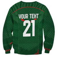 Custom Bangladesh Cricket Sweatshirt Go Tigers Sporty Version - Wonder Print Shop