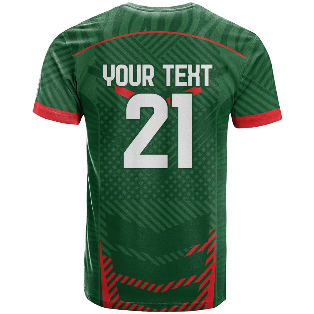 Custom Bangladesh Cricket T Shirt Go Tigers Sporty Version - Wonder Print Shop