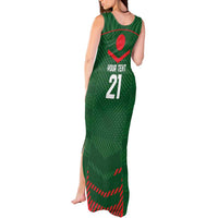 Custom Bangladesh Cricket Tank Maxi Dress Go Tigers Sporty Version - Wonder Print Shop