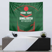 Custom Bangladesh Cricket Tapestry Go Tigers Sporty Version - Wonder Print Shop