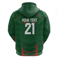 Custom Bangladesh Cricket Zip Hoodie Go Tigers Sporty Version - Wonder Print Shop