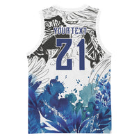 Custom Brasil Concept Guacamayo 2026 Floral Basketball Jersey Blue Edition
