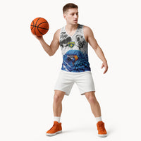 Custom Brasil Concept Guacamayo 2026 Floral Basketball Jersey Blue Edition