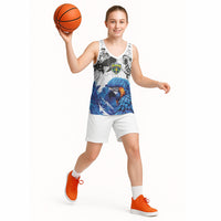 Custom Brasil Concept Guacamayo 2026 Floral Basketball Jersey Blue Edition
