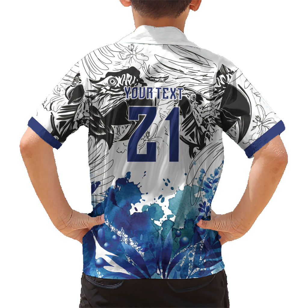 Custom Brasil Concept Guacamayo 2026 Floral Hawaiian Shirt Blue Edition