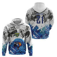 Custom Brasil Concept Guacamayo 2026 Floral Hoodie Blue Edition