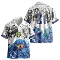 Custom Brasil Concept Guacamayo 2026 Floral Kid Hawaiian Shirt Blue Edition LT9