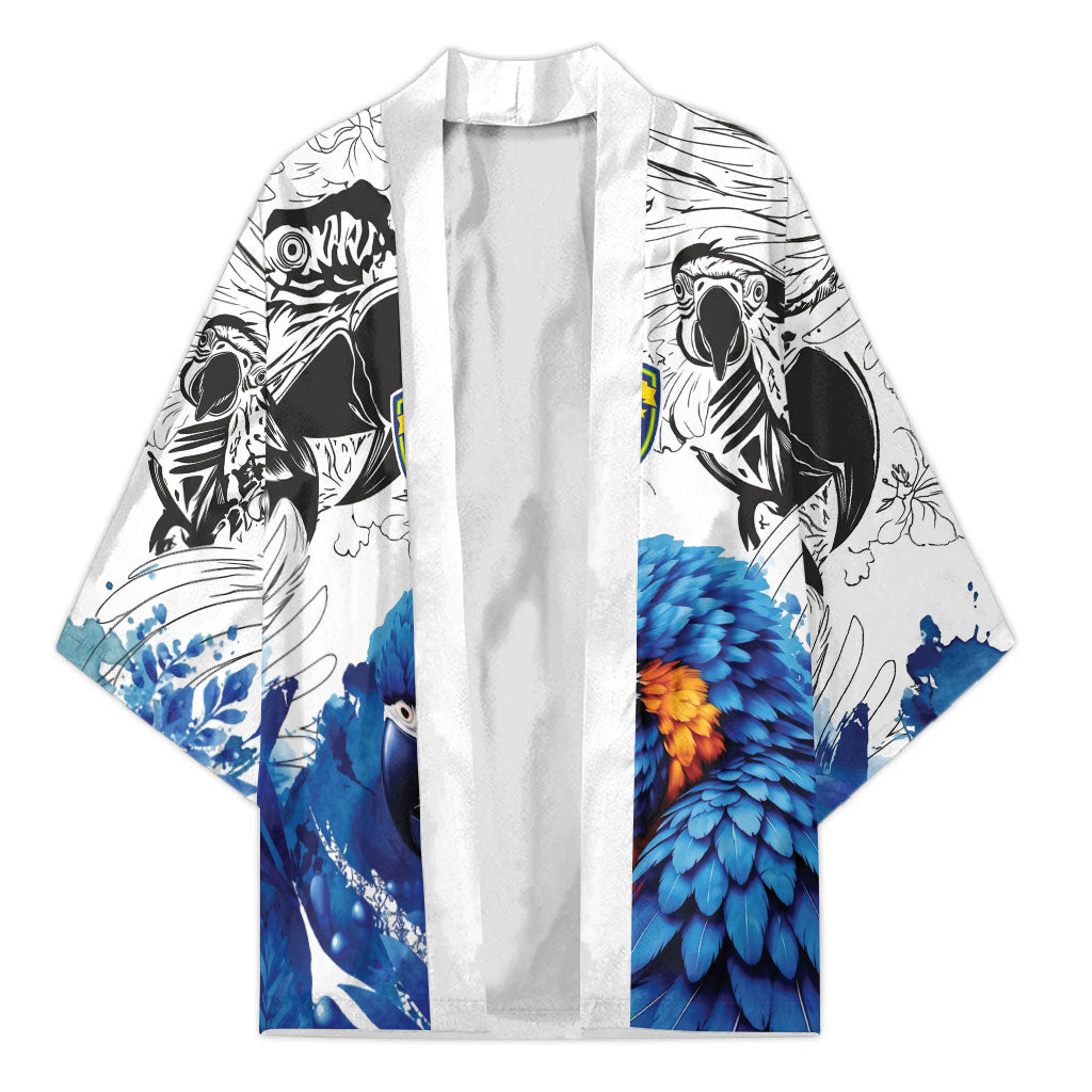 Custom Brasil Concept Guacamayo 2026 Floral Kimono Blue Edition
