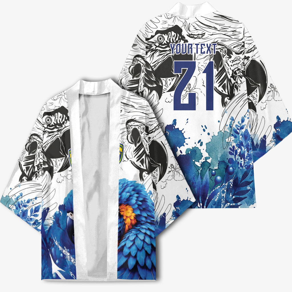 Custom Brasil Concept Guacamayo 2026 Floral Kimono Blue Edition
