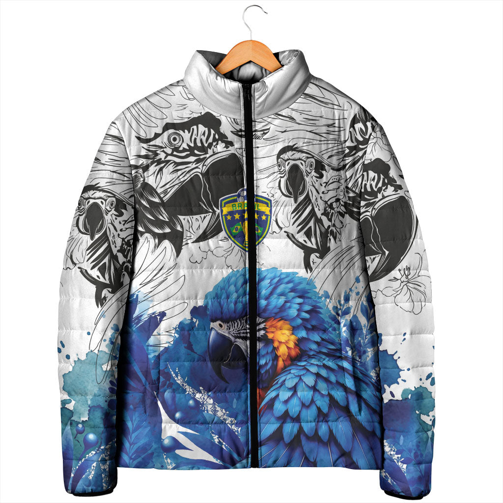 Custom Brasil Concept Guacamayo 2026 Floral Padded Jacket Blue Edition