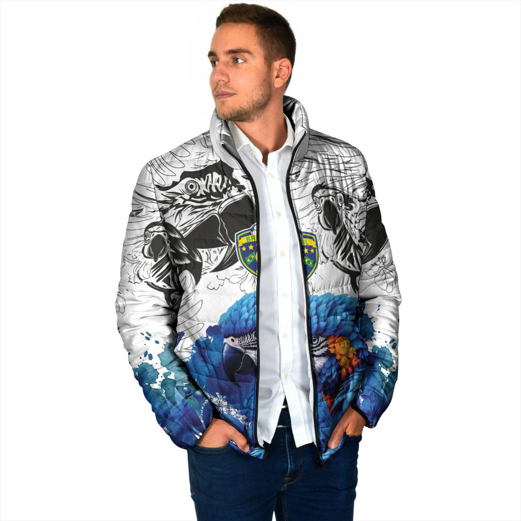 Custom Brasil Concept Guacamayo 2026 Floral Padded Jacket Blue Edition