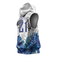 Custom Brasil Concept Guacamayo 2026 Floral Sleeveless Hoodie Blue Edition
