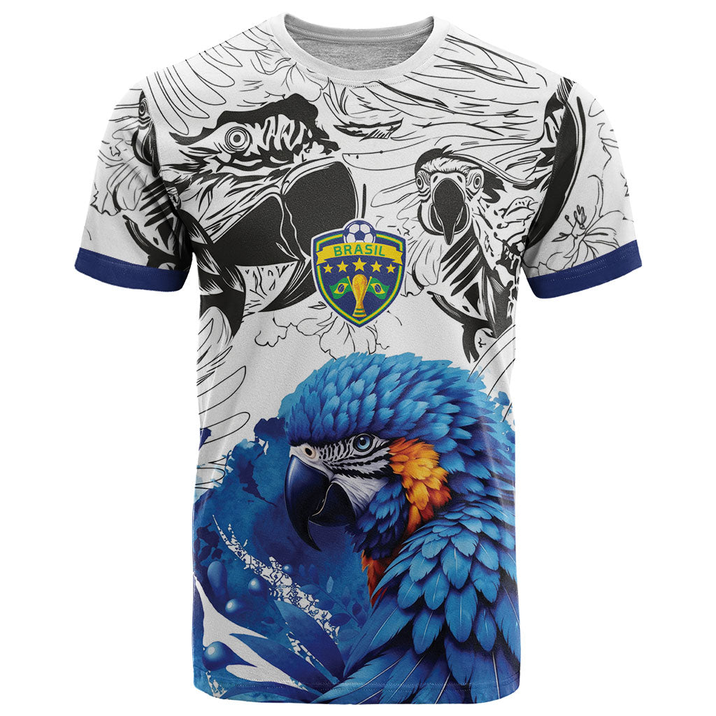 Custom Brasil Concept Guacamayo 2026 Floral T Shirt Blue Edition