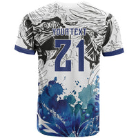 Custom Brasil Concept Guacamayo 2026 Floral T Shirt Blue Edition