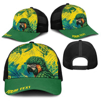 Personalized Brasil Concept Guacamayo 2026 Floral Baseball Net Cap Green Edition