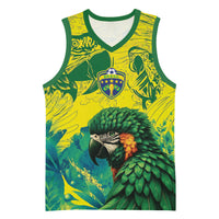 Custom Brasil Concept Guacamayo 2026 Floral Basketball Jersey Green Edition