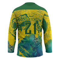 Custom Brasil Concept Guacamayo 2026 Floral Hockey Jersey Green Edition