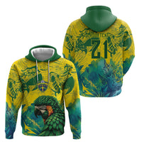 Custom Brasil Concept Guacamayo 2026 Floral Hoodie Green Edition