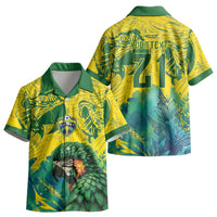 Custom Brasil Concept Guacamayo 2026 Floral Kid Hawaiian Shirt Green Edition LT9