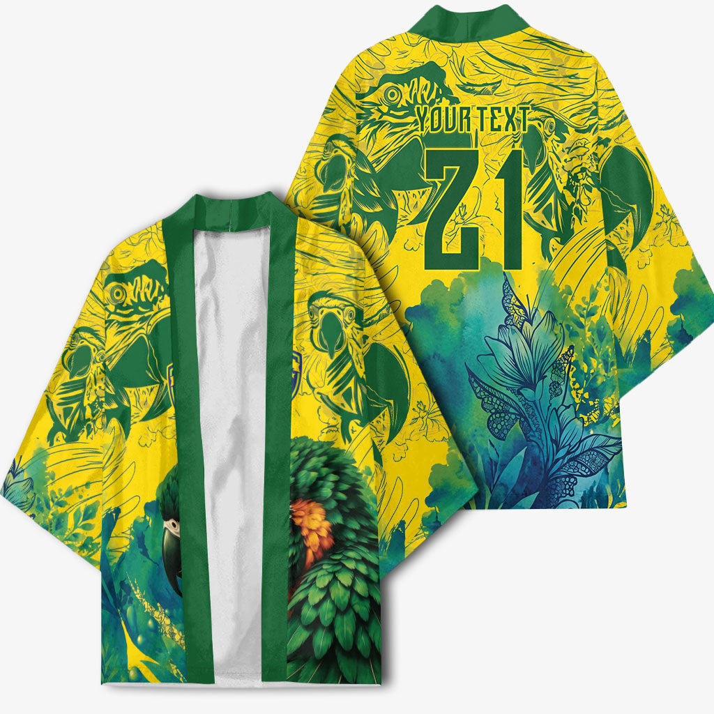 Custom Brasil Concept Guacamayo 2026 Floral Kimono Green Edition