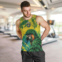 Custom Brasil Concept Guacamayo 2026 Floral Men Tank Top Green Edition