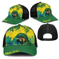 Personalized Brasil Concept Guacamayo 2026 Floral Mesh Trucker Cap Green Edition