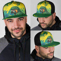 Personalized Brasil Concept Guacamayo 2026 Floral Mesh Trucker Cap Green Edition
