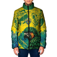 Custom Brasil Concept Guacamayo 2026 Floral Padded Jacket Green Edition