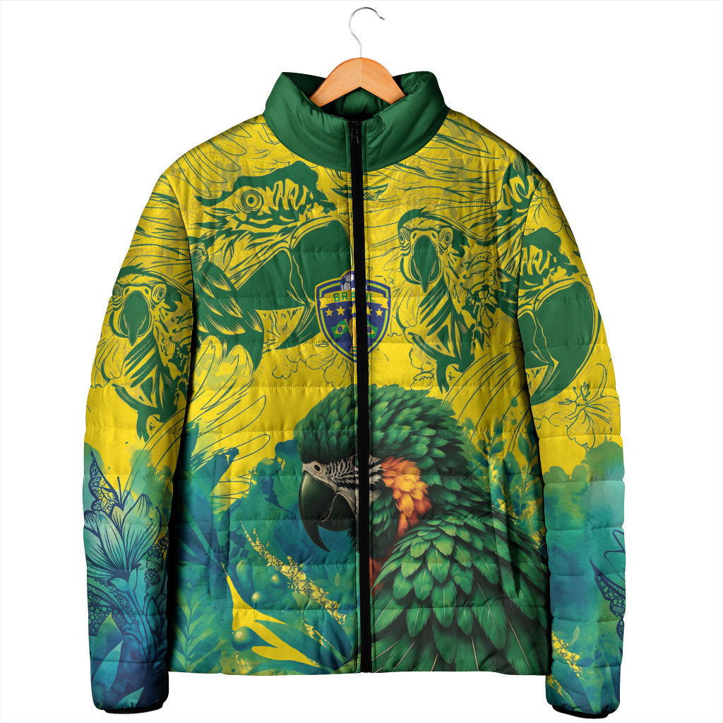 Custom Brasil Concept Guacamayo 2026 Floral Padded Jacket Green Edition