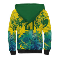 Custom Brasil Concept Guacamayo 2026 Floral Sherpa Hoodie Green Edition
