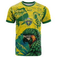 Custom Brasil Concept Guacamayo 2026 Floral T Shirt Green Edition