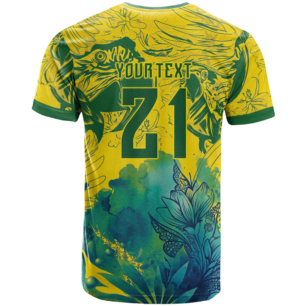 Custom Brasil Concept Guacamayo 2026 Floral T Shirt Green Edition