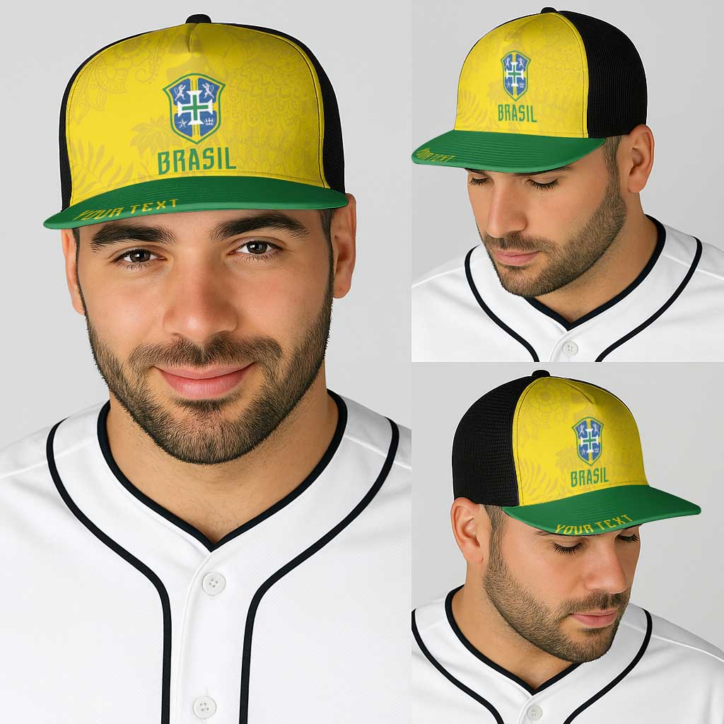 Personalized Brasil Concept Parrot Football Baseball Net Cap Macaw Bird Floral Tribal Edition 2026