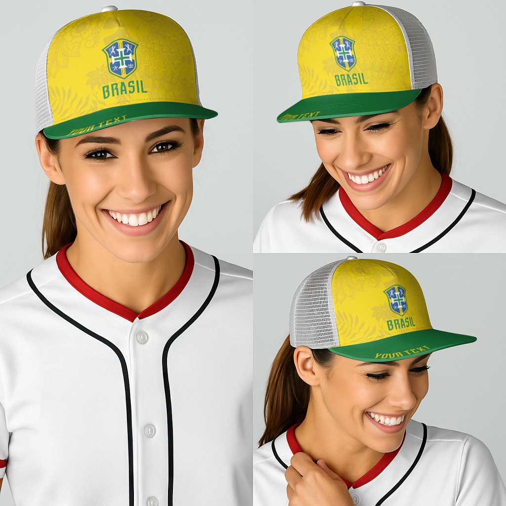 Personalized Brasil Concept Parrot Football Baseball Net Cap Macaw Bird Floral Tribal Edition 2026