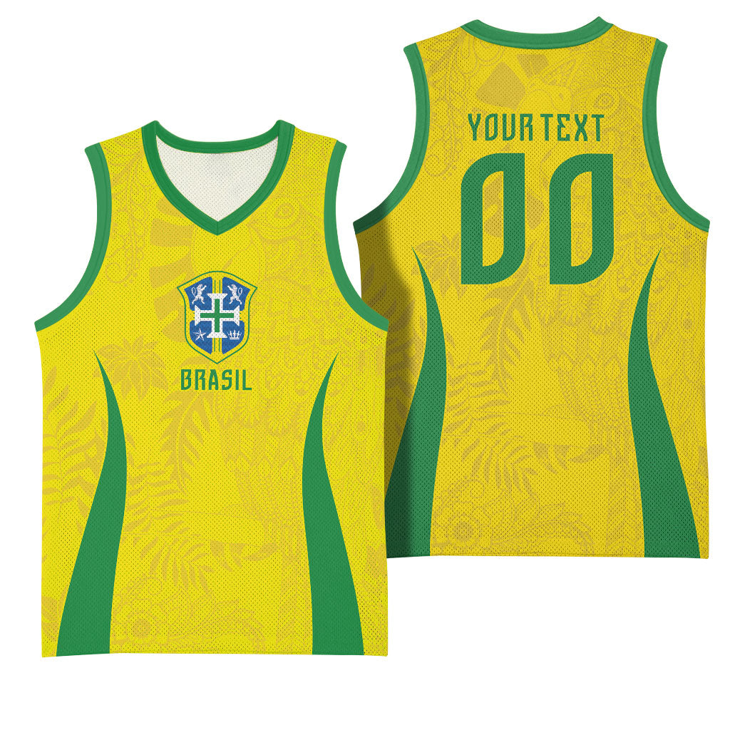 Custom Brasil Concept Parrot Football Basketball Jersey Macaw Bird Floral Tribal Edition 2026