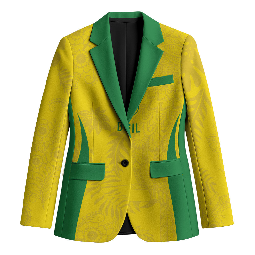Custom Brasil Concept Parrot Football Blazer Macaw Bird Floral Tribal Edition 2026