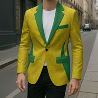 Custom Brasil Concept Parrot Football Blazer Macaw Bird Floral Tribal Edition 2026