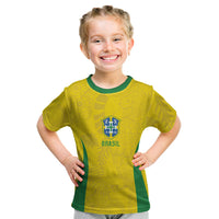 Custom Brasil Concept Parrot Football Kid T Shirt Macaw Bird Floral Tribal Edition 2026