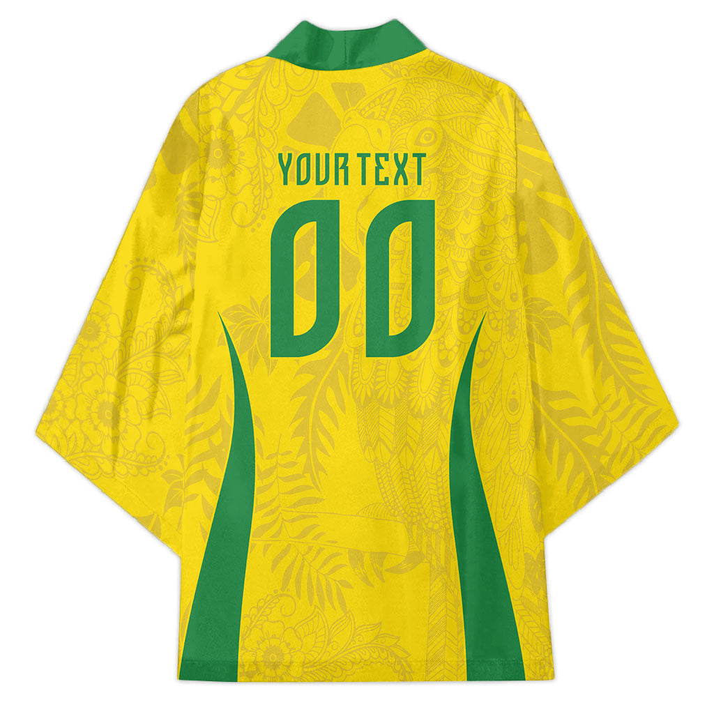 Custom Brasil Concept Parrot Football Kimono Macaw Bird Floral Tribal Edition 2026