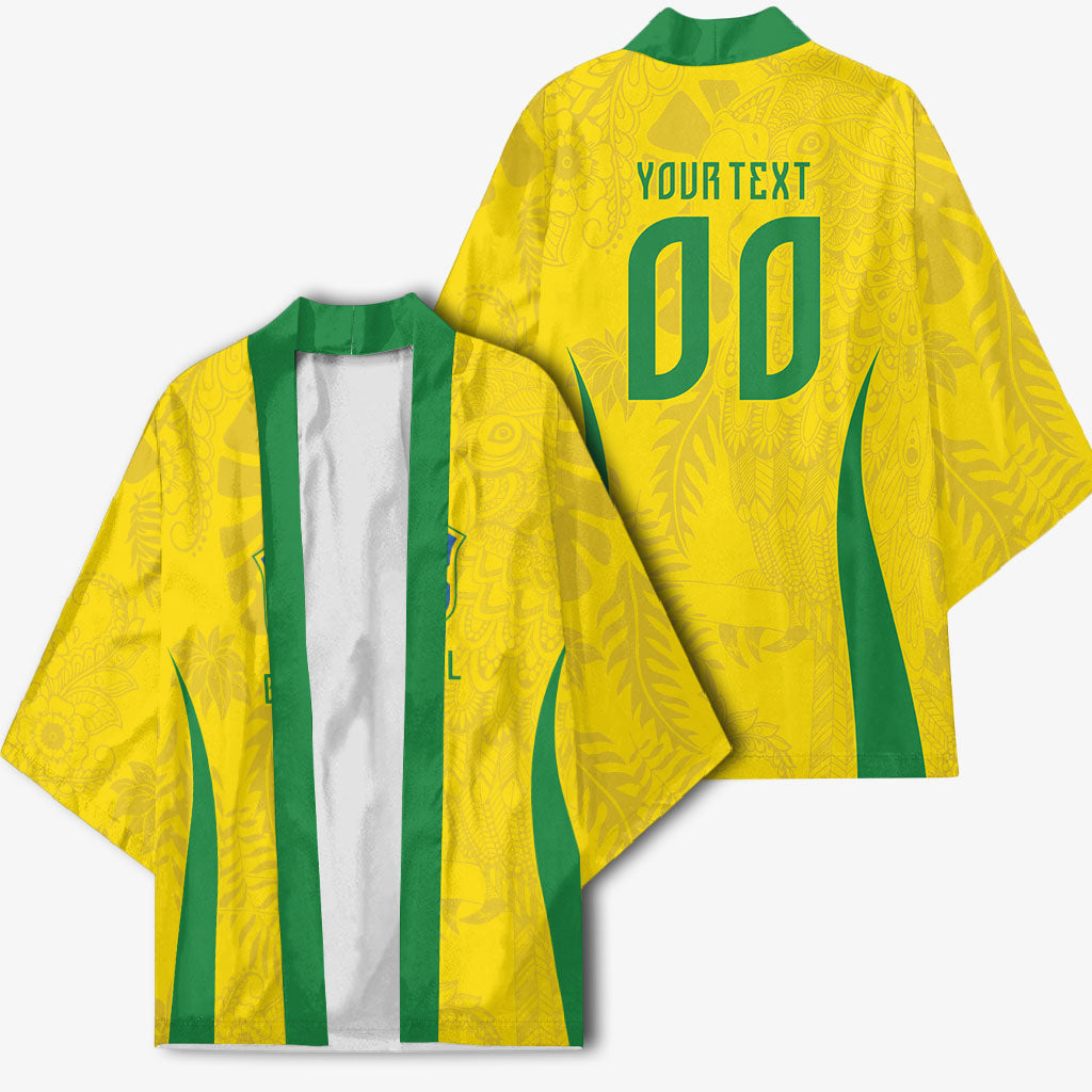 Custom Brasil Concept Parrot Football Kimono Macaw Bird Floral Tribal Edition 2026