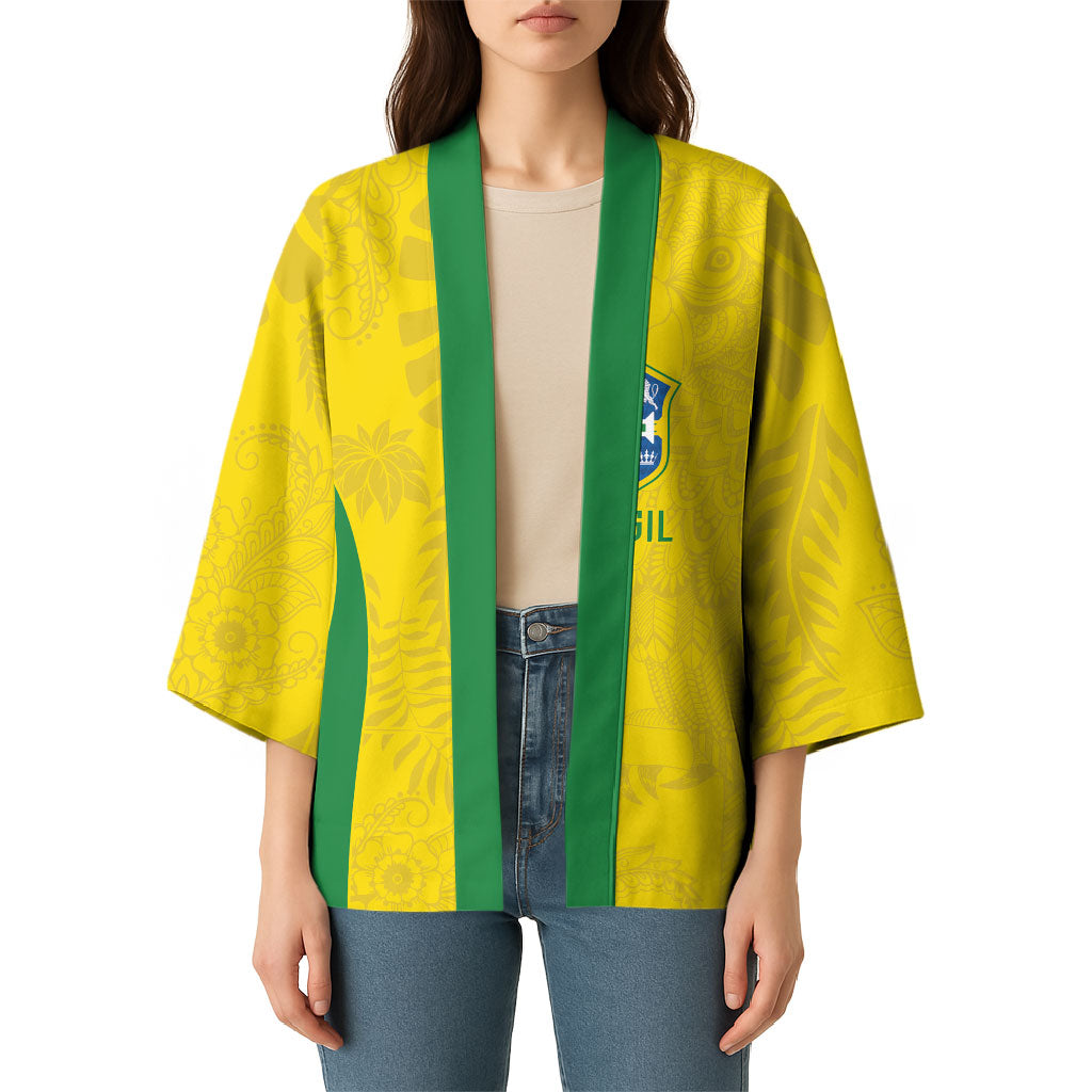 Custom Brasil Concept Parrot Football Kimono Macaw Bird Floral Tribal Edition 2026