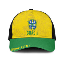 Personalized Brasil Concept Parrot Football Mesh Trucker Cap Macaw Bird Floral Tribal Edition 2026