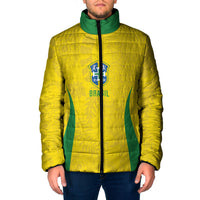 Custom Brasil Concept Parrot Football Padded Jacket Macaw Bird Floral Tribal Edition 2026
