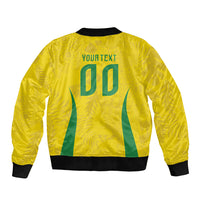Custom Brasil Concept Parrot Football Sleeve Zip Bomber Jacket Macaw Bird Floral Tribal Edition 2026