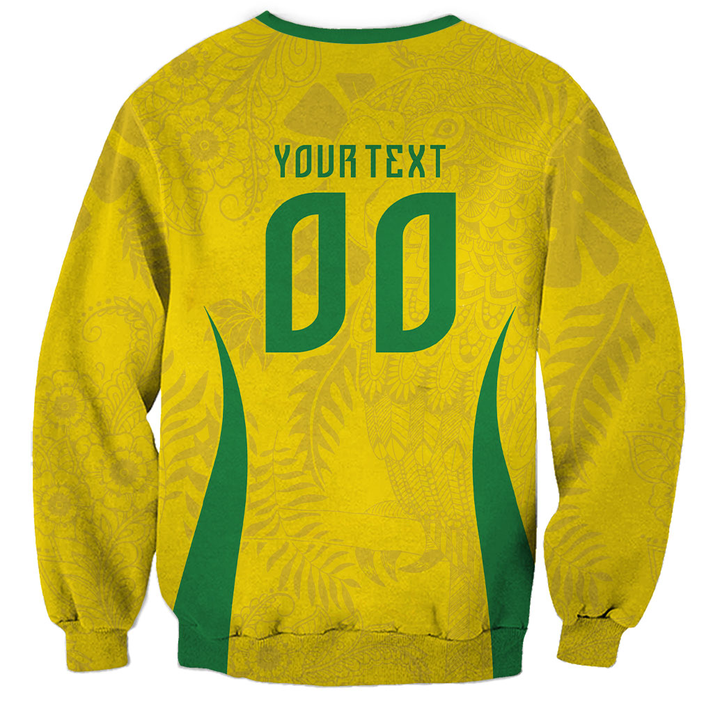 Custom Brasil Concept Parrot Football Sweatshirt Macaw Bird Floral Tribal Edition 2026